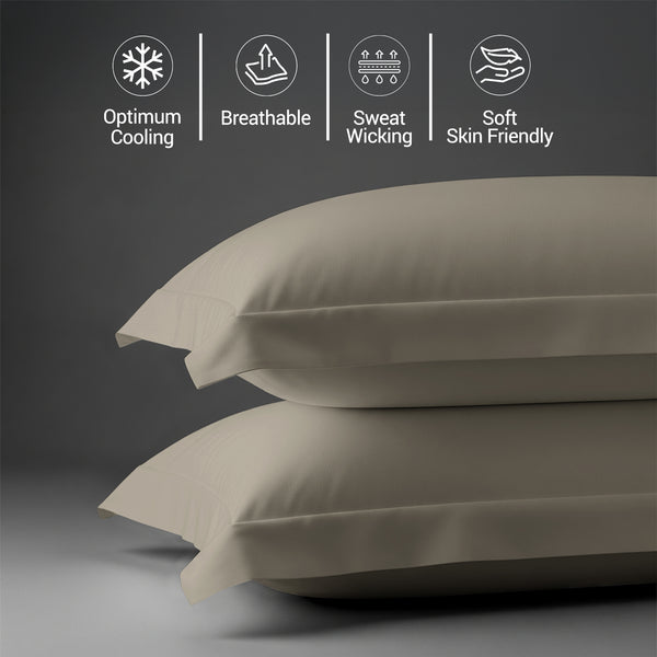 Luxury 800 Thread Count 100% Cotton Pillowcases (2 PC)