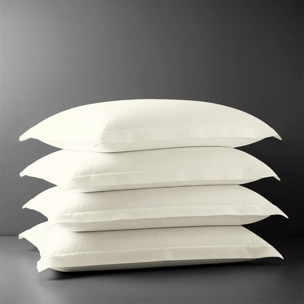 Premium 400 Thread Count 100% Cotton Pillowcases (4 PC)