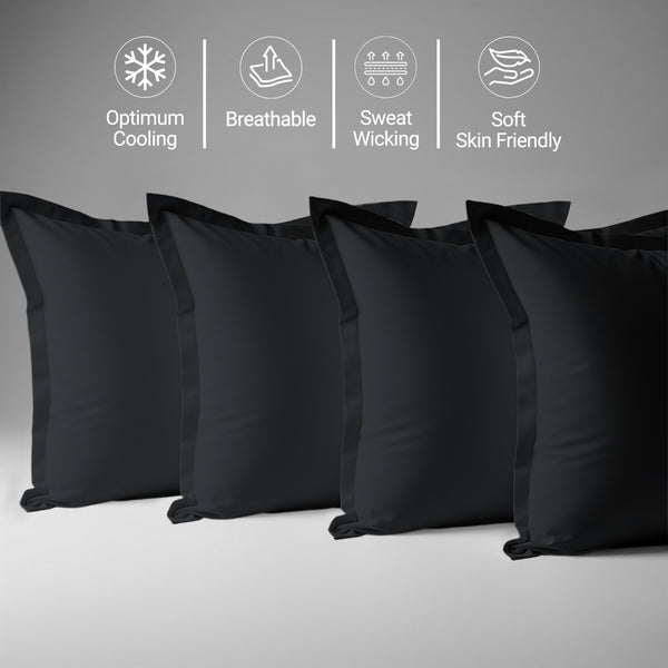 Premium 400 Thread Count 100% Cotton Pillowcases (4 PC)