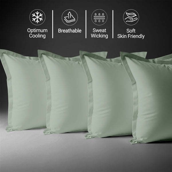 Premium 400 Thread Count 100% Cotton Pillowcases (4 PC)