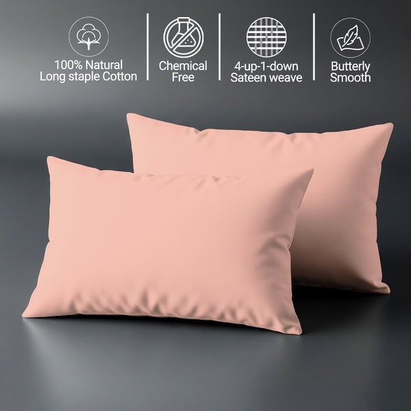 Premium 400 Thread Count 100% Cotton Crib Pillowcases (2 PC)