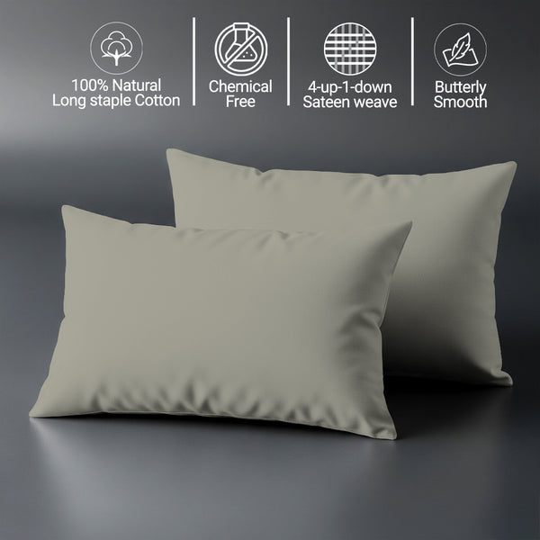 Premium 400 Thread Count 100% Cotton Crib Pillowcases (2 PC)