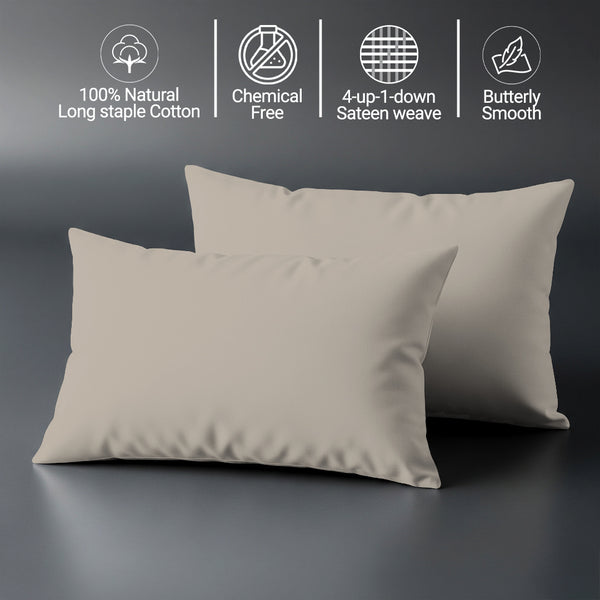 Premium 400 Thread Count 100% Cotton Crib Pillowcases (2 PC)