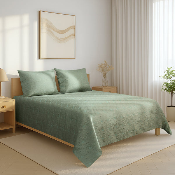 Premium 400 Thread Count 100% Cotton Quilted Bedspread